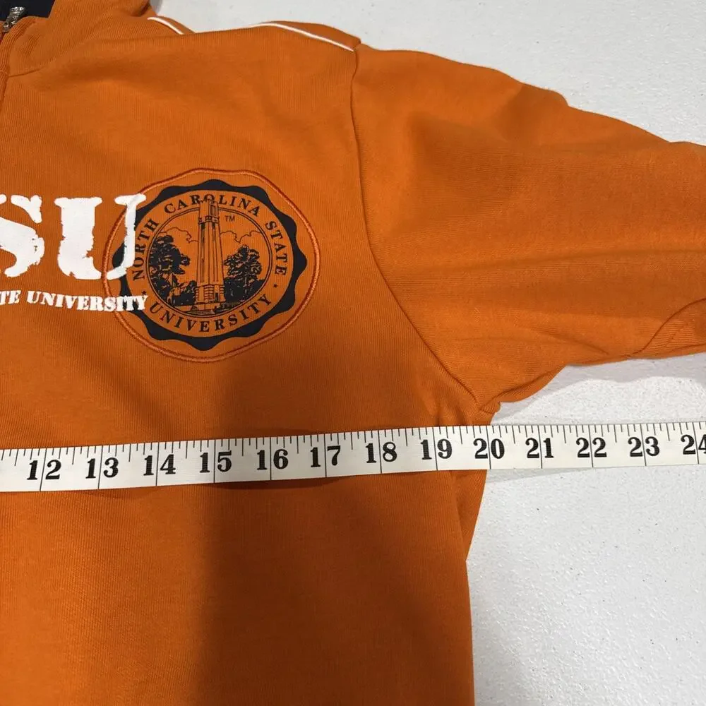Champion Youth University of North Carolina Full Zip Jacket Orange Boys XL 13-14